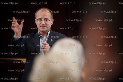 Gdansk. Aula Centrum Ksztalcenia Ustawicznego im. marszalka...