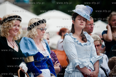 Gdansk. Zlot Zaglowcow Baltic Sail Gdansk 2013. Przemarsz...