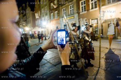 Gdansk. Europejska Noc Muzeow 2014.
Nz straznicy miejscy...
