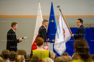 Gdansk. Uroczystosc nadania imienia Arkadiusza Arama...