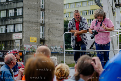 Gdansk. Skrzyzowanie ul. 3 Maja i Armii Krajowej. Pozegnalne...