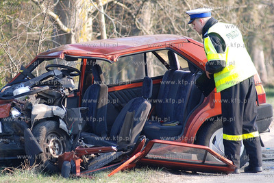 Smiertelny wypadek drogowy na drodze Kazimierz - Debogorze...
