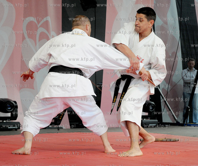 III Ogolnopolski Zlot Fanow M jak Milosc. Pokaz karate...