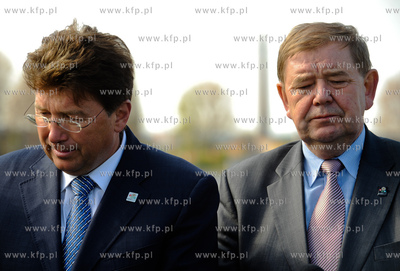 Gdansk Letnica. Teren budowy stadionu pilkarskego PGE...