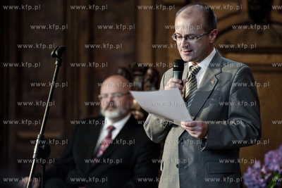 Gdansk. Dwor Artusa. Wreczenie nagrod w plebiscycie...