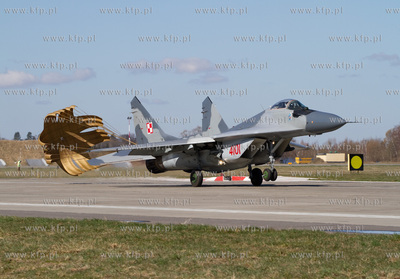 22 Baza Lotnictwa Taktycznego w Malborku.Trzy samoloty...