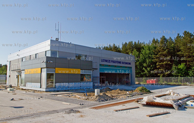 Port Lotniczy Gdansk im. Lecha Walesy. Nz. Nowo budowana...