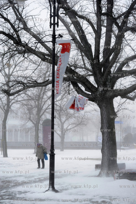 Sopot. Wichura i sniezyca w Sopocie. 05.01.2017 fot....