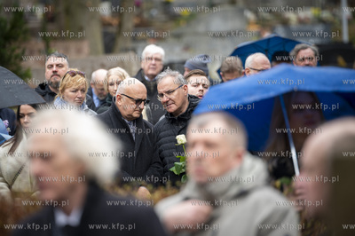 Cmentarz Witomiński w Gdyni. Uroczystości pogrzebowe...