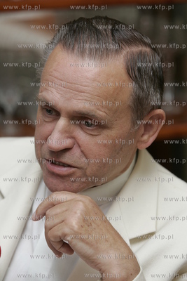 Ksiadz pralat Henryk Jankowski z kosciola sw. Brygidy...