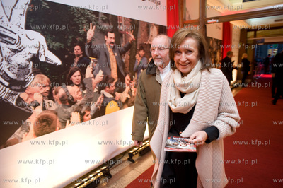 Pierwszy oficjalny polski pokaz filmu Andrzeja Wajdy...