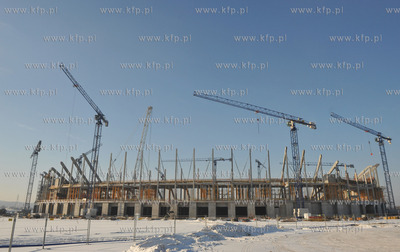 Budowa stadionu PGE Arena w Gdansku Letnicy.
22.01.2010
fot....