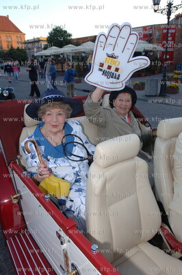 VI Festiwal Dobrego Humoru w Gdansku. Nz. Hanna Bielicka...