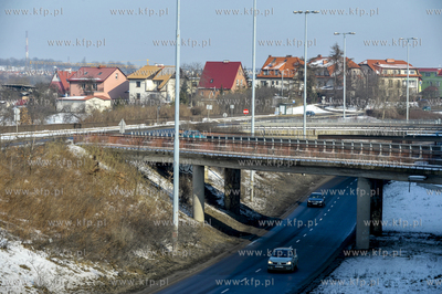 Gdańsk Chełm. Węzeł drogowy, skrzyżowanie al....