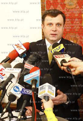 Sopot. Urzad Miasta. Konferencja prasowa Prezydenta...