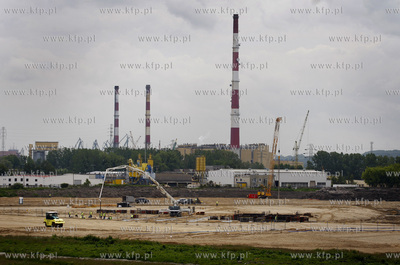 Gdansk. Budowa stadionu pikarskiego Baltic Arena. Nz...