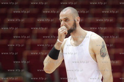 Sopot. Ergo Arena. Trening koszykarskiej druzyny narodowej...