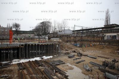 Uroczystosc wmurowania kamienia wegielnego pod budowe...