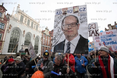 Demonstracja w obronie Pałacu Młodzieży w Gdańsku.
31.01.2015
fot....