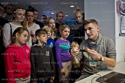 Dzień otwarty Radia Gdańsk. Nz dziennikarz Sylwester...