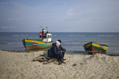 Okolice przystani rybackiej w Sopocie.
14.03.2017
fot....