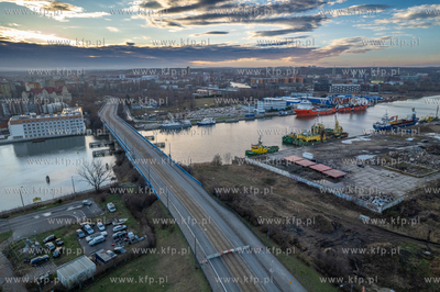 Zamknięty Most Siennicki w Gdańsku z powodu złego...