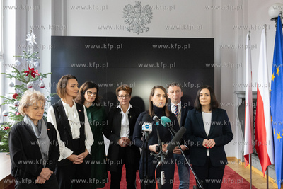 Konferencja powitalna nowej Wojewody Pomorskiej. Nz....