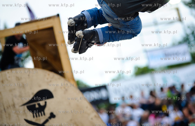 Gdansk. Plac Zebran Ludowych. Baltic Games, festiwal...