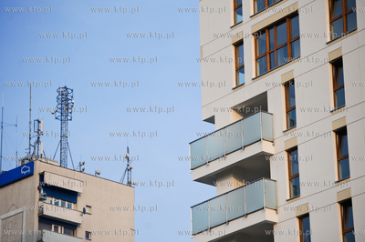 Gdansk. Nowe wiezowce Quattro Towers powstale na miejscu...