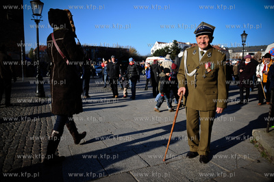 Gdansk. Parada z okazji 93 rocznicy odzyskania przez...