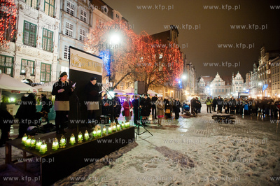 Gdansk. Dlugi Targ. Zuchy i harcerze Choragwi Gdanskiej...