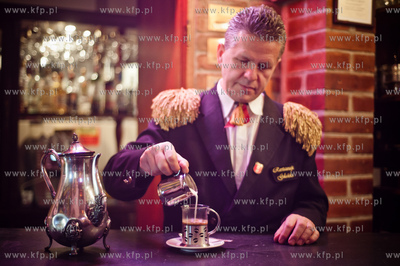 Restauracja Gdanska przy ul. Sw. Ducha. Barysta Waldemar...