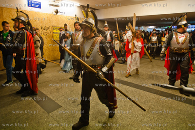 Wielki Piatek. Misterium Meki Panskiej na ulicach Gdanska....
