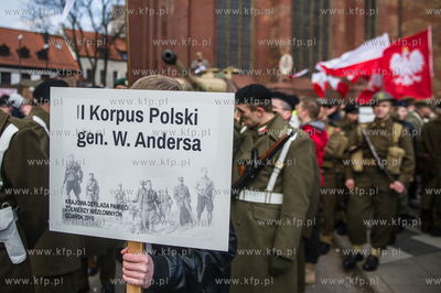 Gdansk. Narodowy Dzien Pamieci Zolnierzy Wykletych....