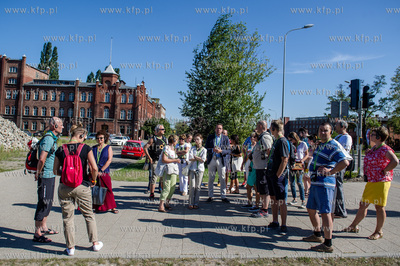Gdansk. Swieto Historycznej sali BHP, znajdujacej sie...