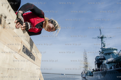 Gdynia. Morderczy trening przygotowujacy do zawodow...