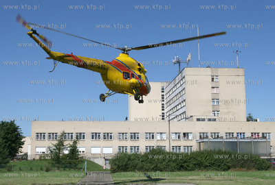 Gdansk, Zaspa Nz.Smiglowiec Mi-2 Lotniczego pogotowia...