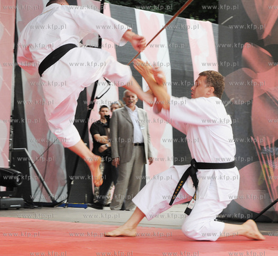III Ogolnopolski Zlot Fanow M jak Milosc. Pokaz karate...
