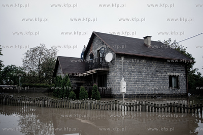 Skutki powodzi w powiecie oswiecimskim i bielskim....