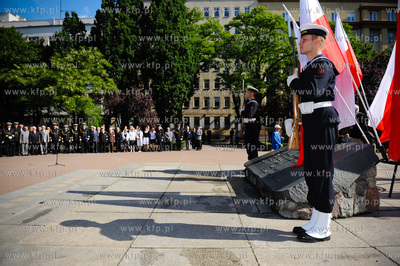 Gdynia. Swieto Marynarki Wojennej. Uroczystosc zmiany...