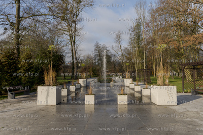 Starogard Gdański,Park Miejski.Nz. Fontanna w Parku...