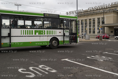 Gdynia. Dworzec Główny, PKS.  27.03.2019 Fot. Anna...