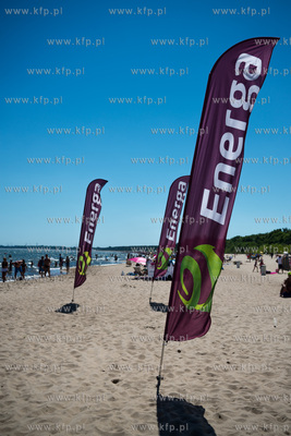 Plaza w Sopocie, przy Sopockim Klubie Zeglarskim. Briefing...