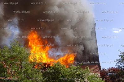 Pozar kosciola sw Katarzyny w Gdansku.
22.05.2006
Fot....