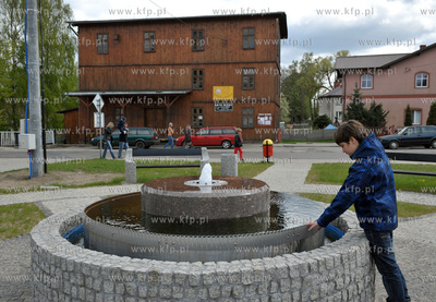 LIpusz na Kaszubach. Fontanna i mlyn nad Wda. 3.05.2011...