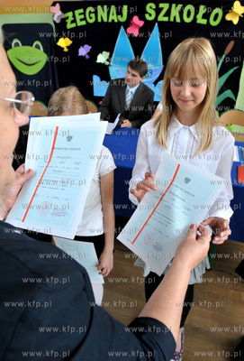 Zakonczenie roku szkolnego w Szkole Podstawowej nr...
