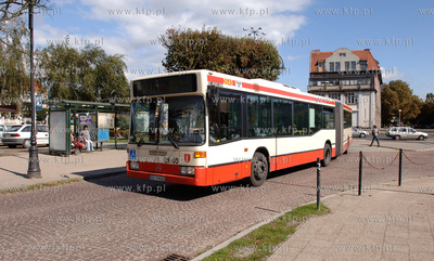 Gdansk Oliwa. Okolice petli tramwajowej na al. Grunwaldzkiej,...