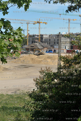 Gdansk Wrzeszcz. Tereny zburzonego osiedla na ul. Nad...