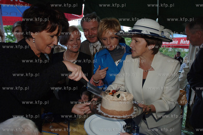 Imieniny u Danuty i Lecha Walesy. Jolenta Kwasniewska...