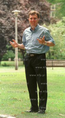 Jacek Karnowski - prezydent Sopotu.6.08.2002fot....